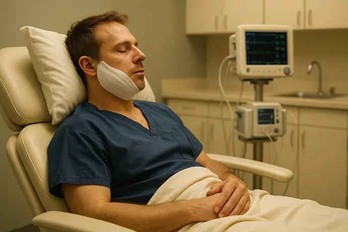 התאוששות לאחר השתלת שיניים בהרדמה מלאה