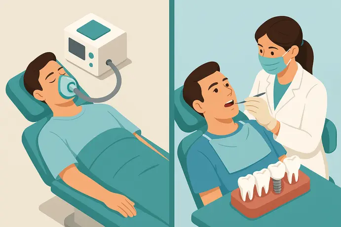 השוואה בין הרדמה מלאה להרדמה מקומית