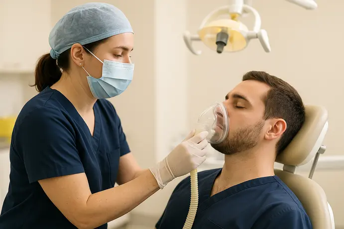 תהליך הרדמה מלאה בטיפולי שיניים