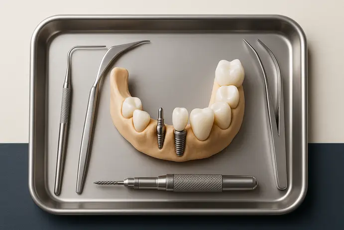 שלבי תהליך השתלת שיניים