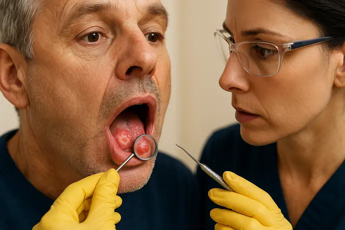 סימני אזעקה בחלל הפה הדורשים פנייה למומחה