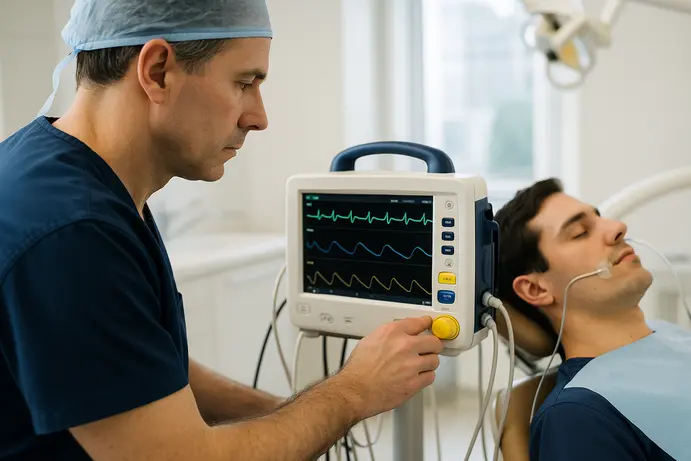 הגדרה של השתלת שיניים בהרדמה מלאה