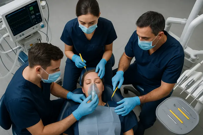 תהליך השתלת שיניים בהרדמה מלאה