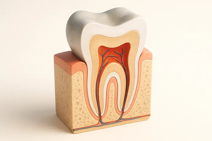 מבנה השן הפנימי ותעלות השורש