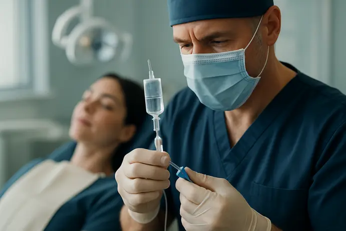 הערכה רפואית ובדיקות לפני השתלת שיניים בהרדמה מלאה