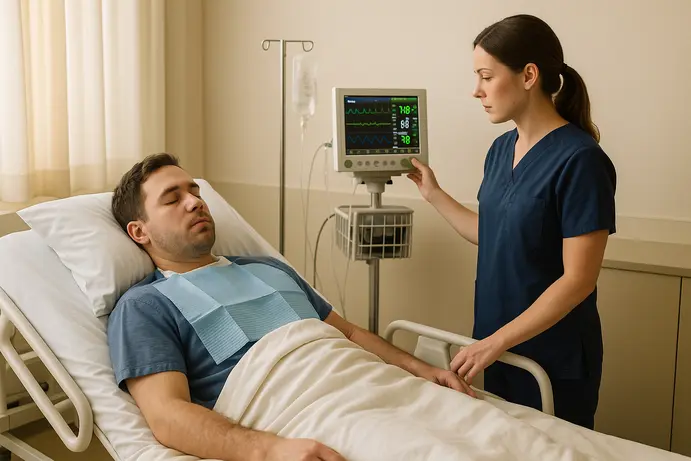 מנוחה והתאוששות לאחר השתלת שיניים בהרדמה