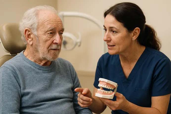 טיפול שיניים למטופלים גריאטריים