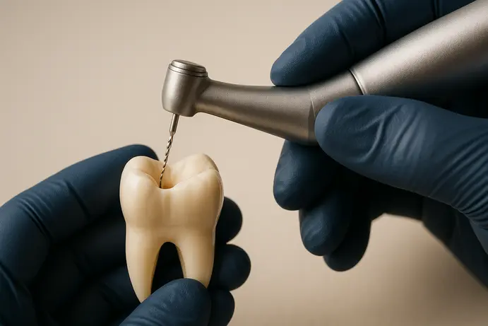 תהליך טיפול שורש מדויק