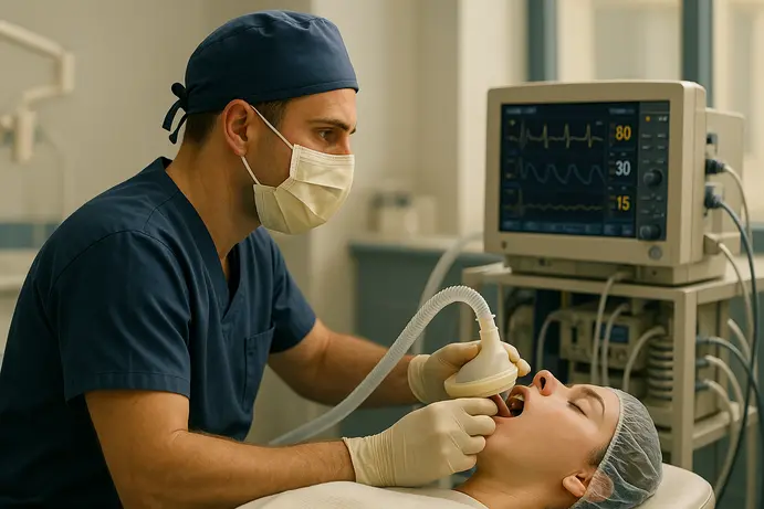 תהליך הרדמה מלאה בטיפול שיניים