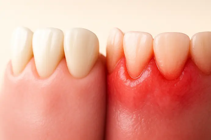 שלבים שונים של מחלות חניכיים