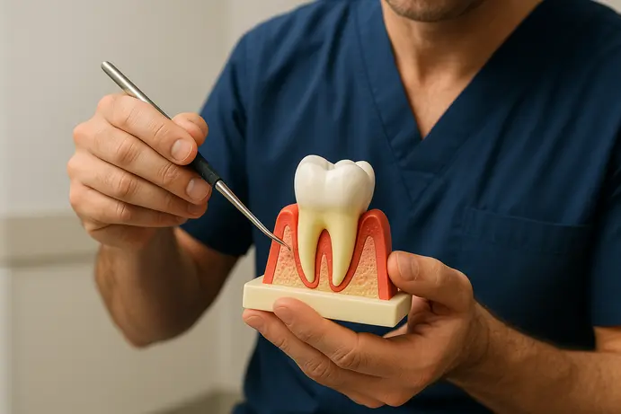 מומחה חניכיים מסביר על תפקידו המקצועי