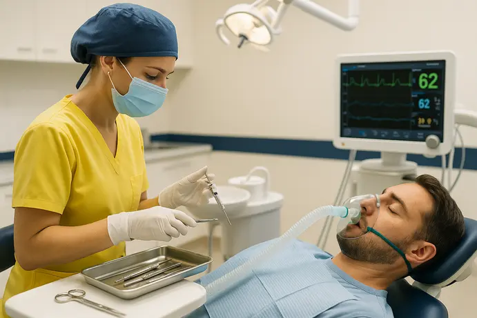תהליך טיפול שיניים בהרדמה