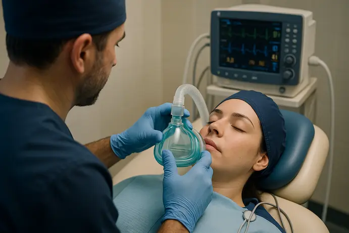 תהליך הרדמה מלאה בטיפולי שיניים