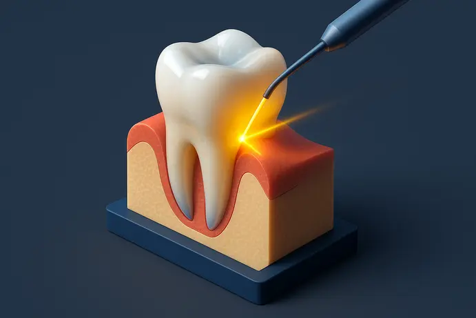 הסבר על מנגנון הפעולה של טיפול שיניים בלייזר
